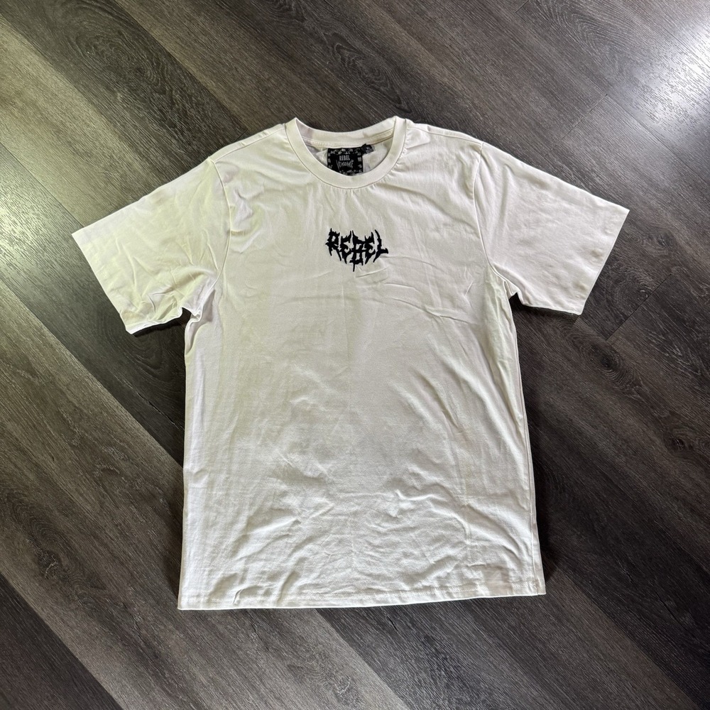 Rebel‎ Vengeance Graphic Tee Shirt Mens XL Snake Streetwear Grunge Cotton